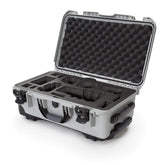 Nanuk 935 Waterproof Carry-On Hard Case with Custom Foam Insert for Sony a7R Size Camera w/Wheels - Silver